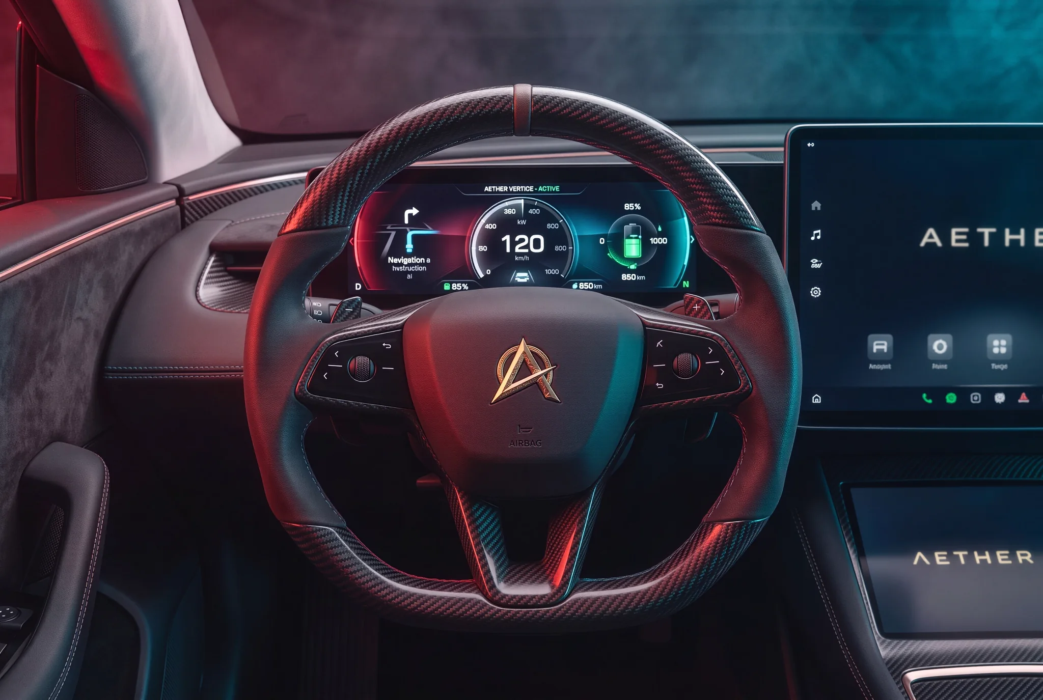 Puesto de conducción digital de Aether Vértice